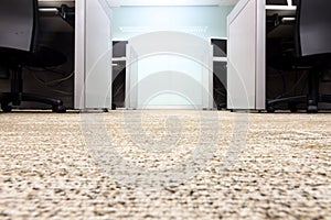Carpet floor in a office