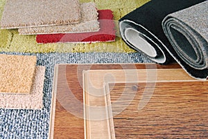 Carpet and laminate choice