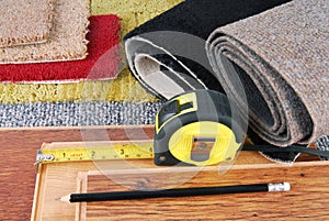 Carpet and laminate choice
