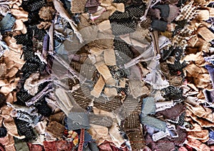 Carpet with rags photo