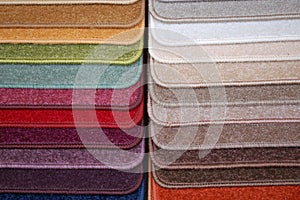 carpet samples collection