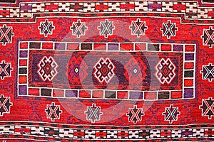 Carpet with traditional Turkish patterns