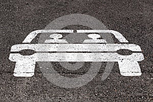 Carpooling point sign