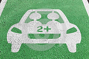 Carpooling point sign