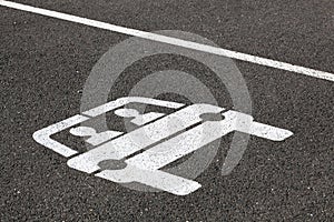 Carpooling point sign