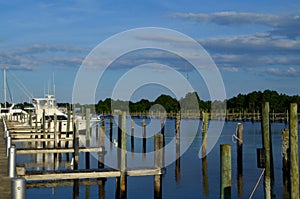 Carrabelle River At Moorings Docks