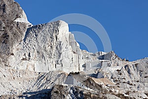 Carrara marble mountains