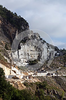 Carrara marble quarries