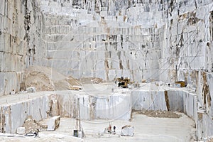 Carrara Marble quarries photo