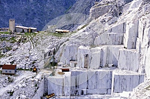 Carrara marble quarry, Tuscany, Italy