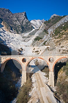 Carrara's marble quarry