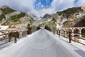 Carrara's marble quarry