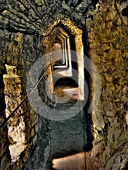 Carreg Cennen Castle-Passageway