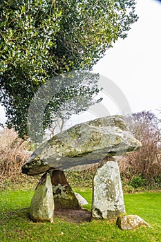 Carreg Coetan Arthur Burial Chamber.