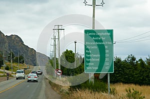 Carretera Austral Road in Coyhaique