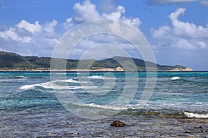 Carriacou Island seen from White Island, Grenada