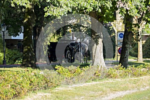 Carriage drives in the Lichtentaler Allee in Baden-Baden