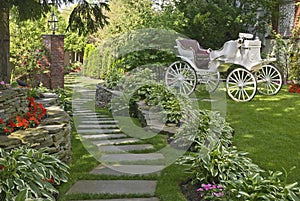 Carriage in the Garden