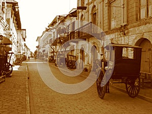 Carriage at the Old Spanish Town of Vigan