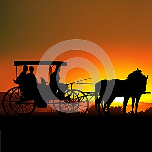 Carriage Silhouette A