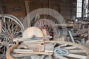 Carriage wheel shop