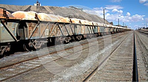 Ore train at Broken Hill