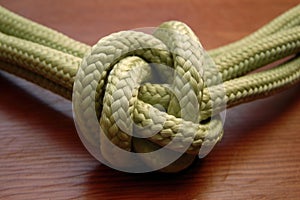 carrick bend knot for joining heavy ropes