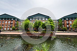 Carroll Creek Promenade Park in Federick, Maryland