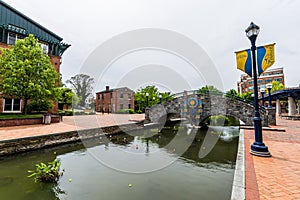 Carroll Creek Promenade Park in Federick, Maryland