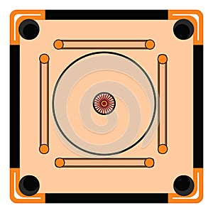 Carrom board, icon