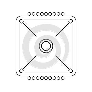 carrom table icon