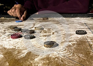 Carrom is a tabletop game