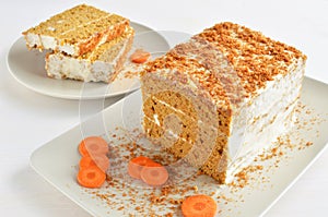 Carrot cake dessert