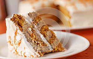 Carrot cake horizontal photo