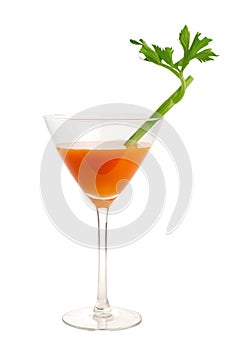 Carrot and celery cocktail