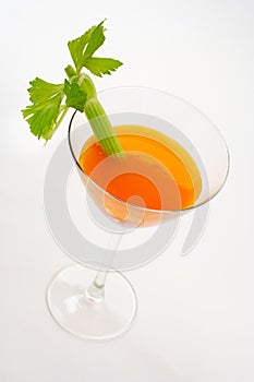 Carrot and celery cocktail