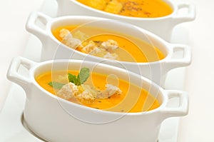 Carrot creamy soup