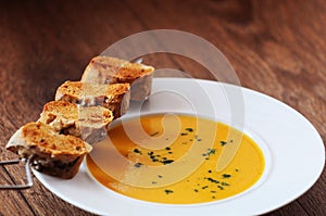 Carrot creamy soup