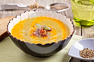 Carrot ginger soup