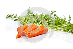 Carrot. Healthy lifestile. Green concept