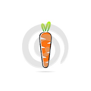 carrot icon logo  modern logo of carrot