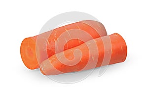 Carrot isolated on white background, clipping path
