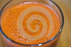 Carrot Juice Close-Up