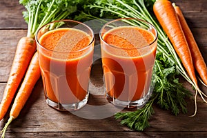 Carrot Juice Glass