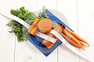 Carrot juice for healthy dieting