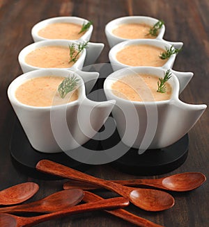 Carrot-potato cream soup