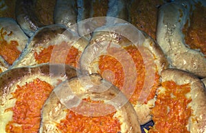 Carrot shang closeup. Photo for the food menu