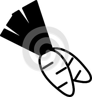 A carrot is shown in a black and white drawing