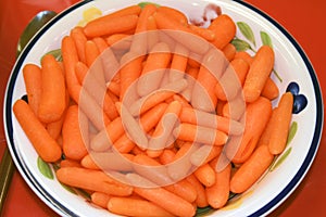 Carrots on display