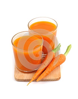 Carrots juice .